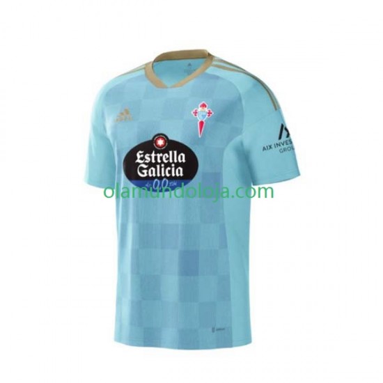 Camisola Celta de Vigo Homem Equipamento Segundo 2022-2023 Manga Curta